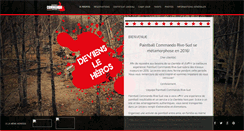 Desktop Screenshot of paintballrivesud.com